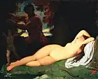 ジャン・オーギュスト・ドミニク・アングル『ユピテルとアンティオペ』1851年 オルセー美術館所蔵