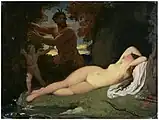 『ユピテルとアンティオペ』1851年 オルセー美術館所蔵