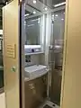 洗面所付近、2016年
