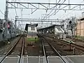 駅遠景（駅舎橋上化前）