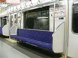 TBキュービックが採用された座席（50070型）