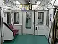 5次車の車椅子スペース（右側）