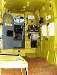 機内キャビン（軍用機型）