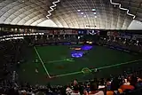 試合開始前のセレモニー（2019年4月撮影）