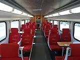 車内(ニューメキシコ・レイルランナー・エキスプレス)