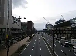 浅野の街並み(国道199号)