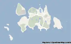 犬島の位置（犬島内）
