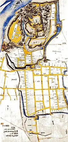 犬山城古図