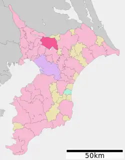 印西市位置図