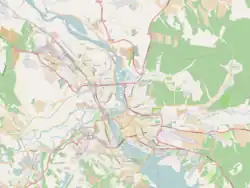 イルクーツクの位置(イルクーツク内)