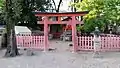 末社及び率川阿波神社鳥居