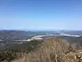 山頂から北側（五箇方面）を臨む