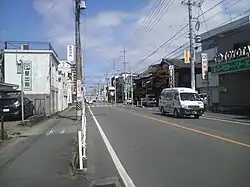 三重県伊勢市の八間道路