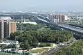 豊田市南端を通過。安城市や知立市、刈谷市と接する。付近はやはり自動車産業が優勢である。