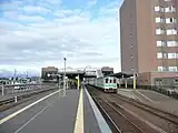 電化前のホーム（2009年8月）