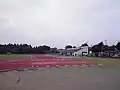 陸上競技場内