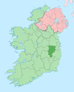 アイルランドでの位置