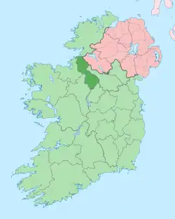 Location of リートリム県