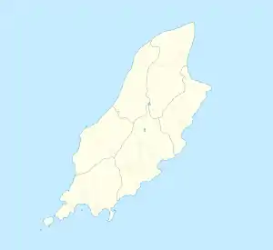 マン島空港の位置