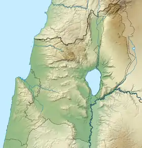 ハイファの位置（イスラエル北部内）