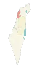 ハイファ地区の位置