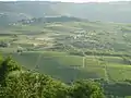 モトヴン付近。イストリア内陸の農村風景。