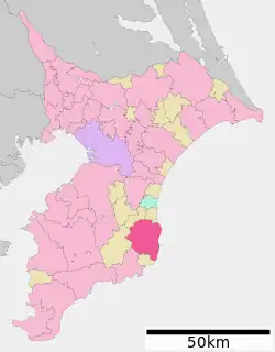 いすみ市位置図