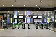 改札口（2021年5月）