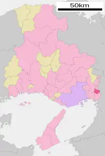 伊丹市位置図