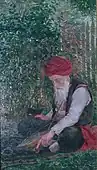 Bošnjak z goslimi 「グスレを弾くボシュニャク人」(c.1900)