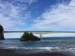 岩海水浴場（源頼朝船出の浜）・弁天島・岩大橋