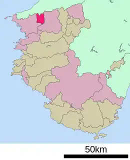 岩出市位置図