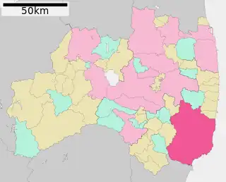 いわき市位置図