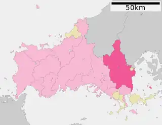 岩国市位置図