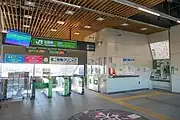 改札口(2022年1月)