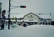 焼失前の旧駅舎(1994年1月)