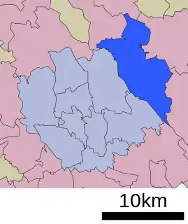岩槻区位置図