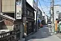 商店街の中心部
