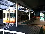 特臨列車に使用される700系(3連)(2006年 松山市駅)