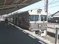停車中の3000系電車
