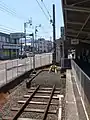 郡中線の終点部分
