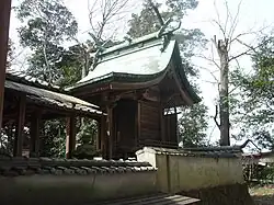 伊予市の伊予神社本殿
