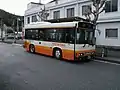 ノンステップバス（2009年12月、八幡浜駅前にて）
