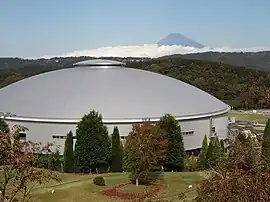 伊豆ベロドロームの建屋