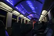 「ロイヤルボックス」車内の星空天井