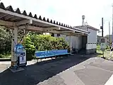 駅舎外の化粧室(2019年5月)