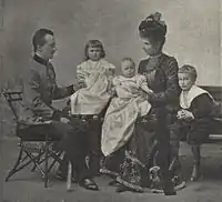 大公夫妻と子ども達（1900年）