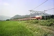 489系 特急「白山」（1978年、越後中里駅駅 - 岩原スキー場前駅間）