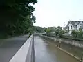 公園の南側を流れる石神井川