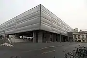 建て替えが行われたケムニッツ中央駅の駅舎（2015年撮影）